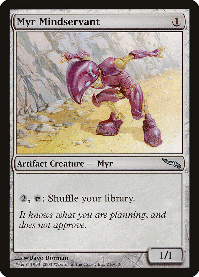 Myr Mindservant [Mirrodin] | Rock City Comics