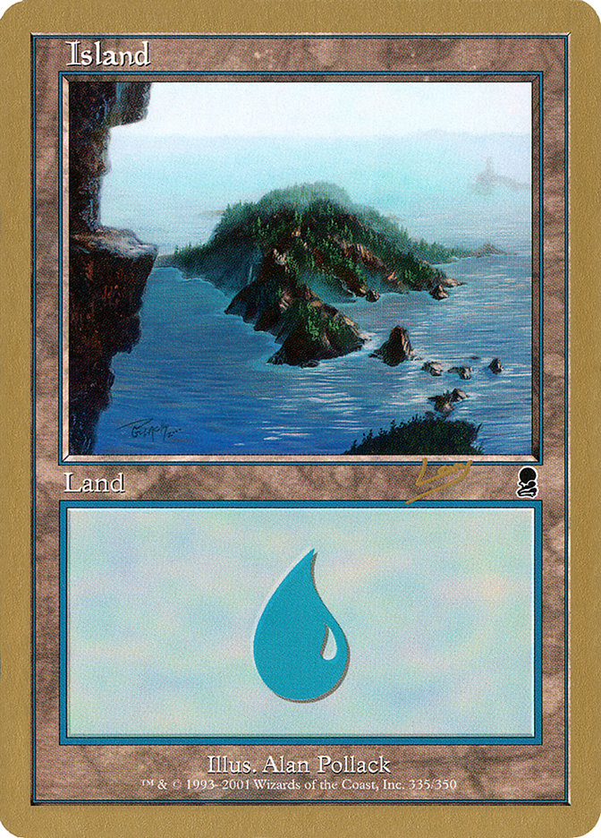 Island (rl335) (Raphael Levy) [World Championship Decks 2002] | Rock City Comics