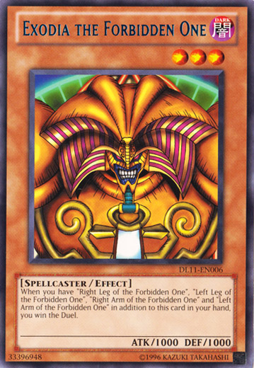 Exodia the Forbidden One (Blue) [DL11-EN006] Rare | Rock City Comics