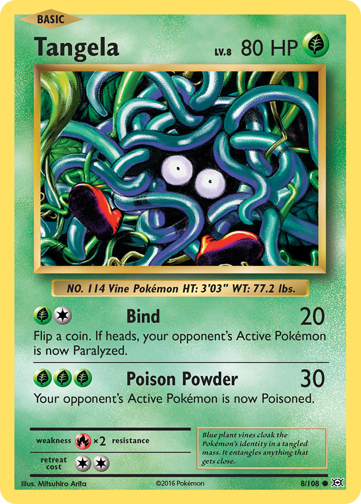 Tangela (8/108) [XY: Evolutions] | Rock City Comics