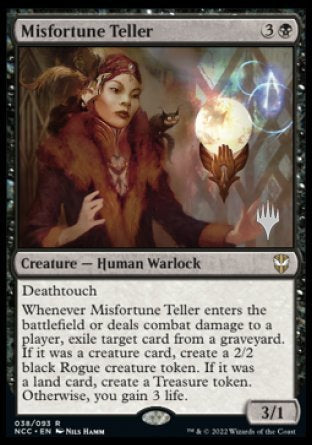 Misfortune Teller (Promo Pack) [Streets of New Capenna Commander Promos] | Rock City Comics