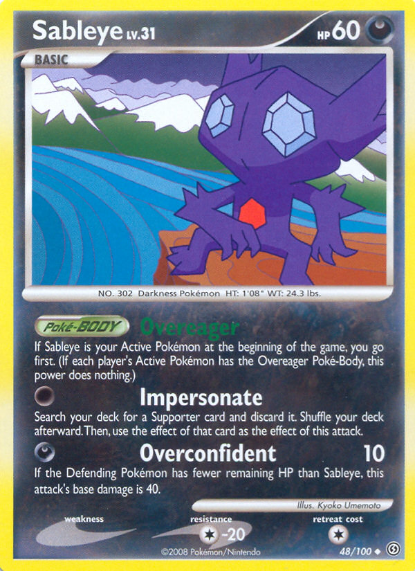 Sableye (48/100) [Diamond & Pearl: Stormfront] | Rock City Comics