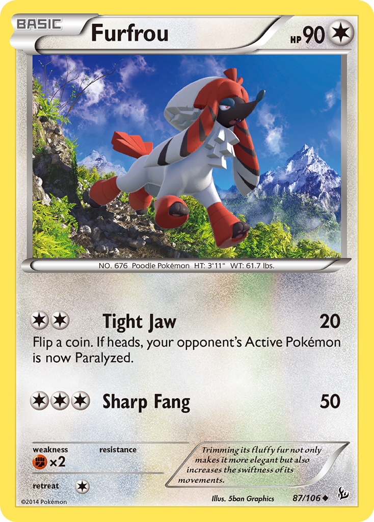 Furfrou (87/106) [XY: Flashfire] | Rock City Comics