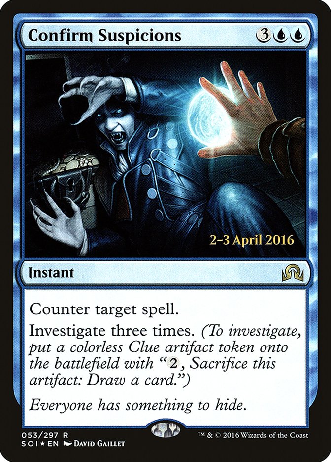 Confirm Suspicions [Shadows over Innistrad Prerelease Promos] | Rock City Comics