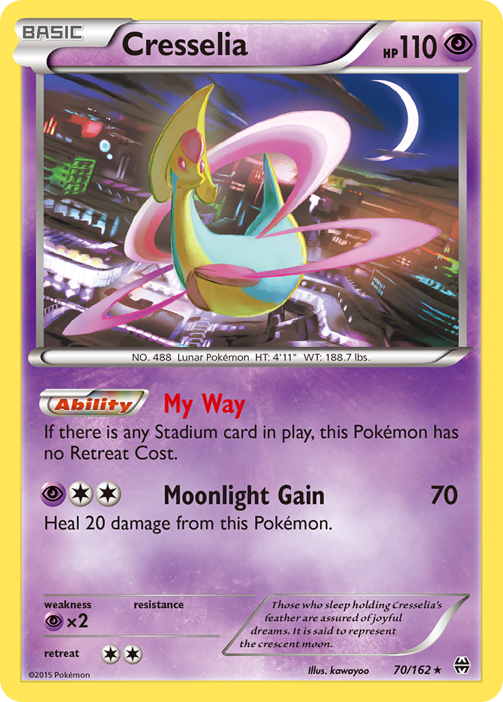 Cresselia (70/162) [XY: BREAKthrough] | Rock City Comics