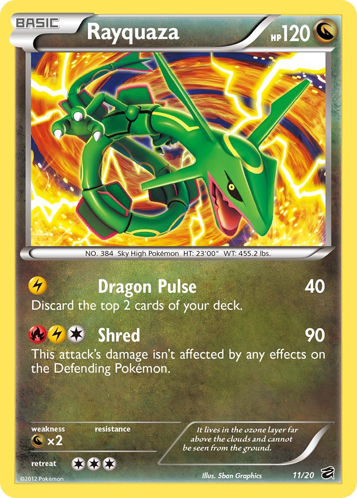 Rayquaza (11/20) (Blister Exclusive) [Black & White: Dragon Vault] | Rock City Comics