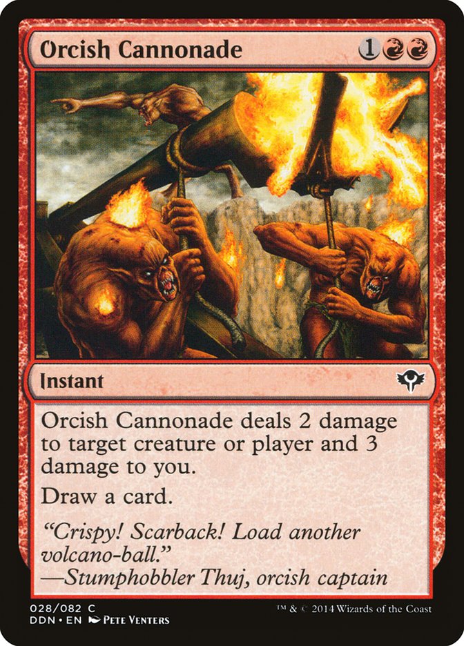 Orcish Cannonade [Duel Decks: Speed vs. Cunning] | Rock City Comics