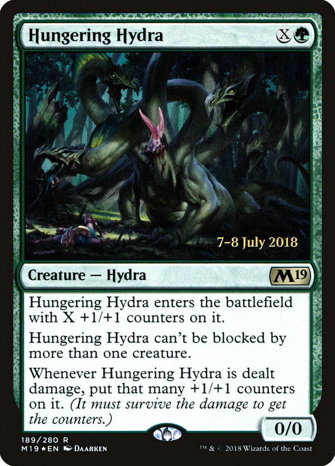 Hungering Hydra  [Core Set 2019 Prerelease Promos] | Rock City Comics