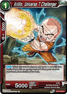 Krillin, Universe 7 Challenger (BT14-009) [Cross Spirits] | Rock City Comics