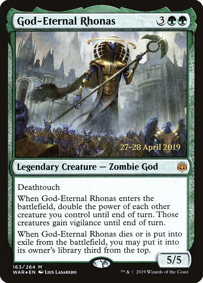 God-Eternal Rhonas  [War of the Spark Prerelease Promos] | Rock City Comics