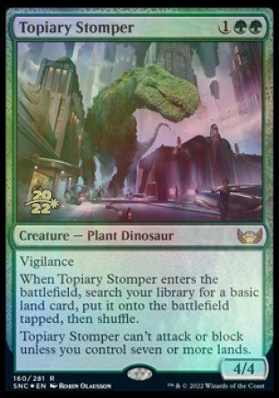 Topiary Stomper [Streets of New Capenna Prerelease Promos] | Rock City Comics