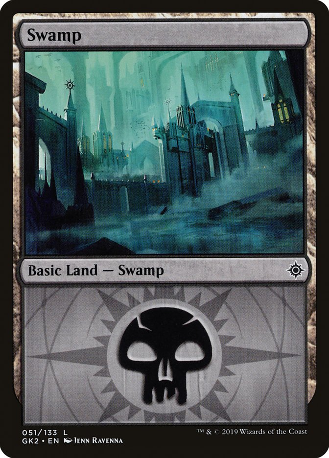 Swamp (51) [Ravnica Allegiance Guild Kit] | Rock City Comics