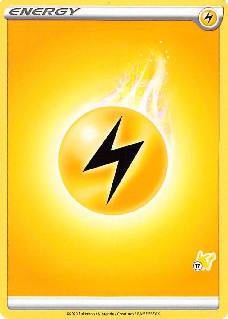 Lightning Energy (Pikachu Stamp #17) [Battle Academy 2022] | Rock City Comics