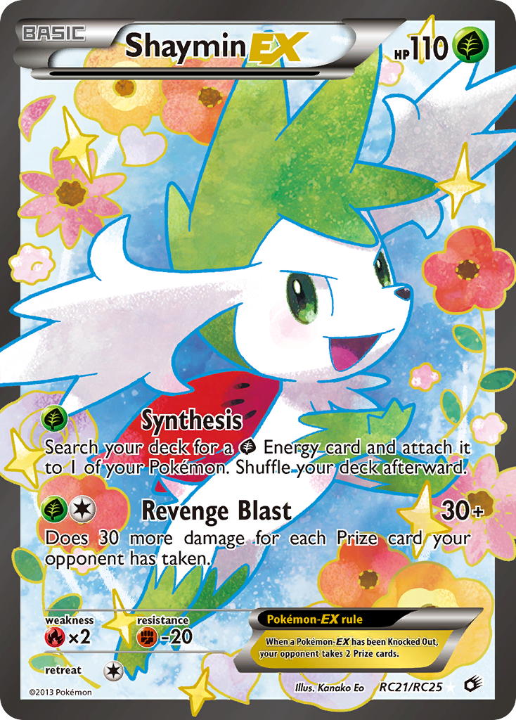 Shaymin EX (RC21/RC25) [Black & White: Legendary Treasures] | Rock City Comics