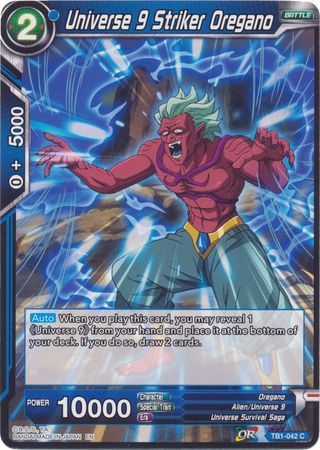 Universe 9 Striker Oregano (Reprint) (TB1-042) [Battle Evolution Booster] | Rock City Comics