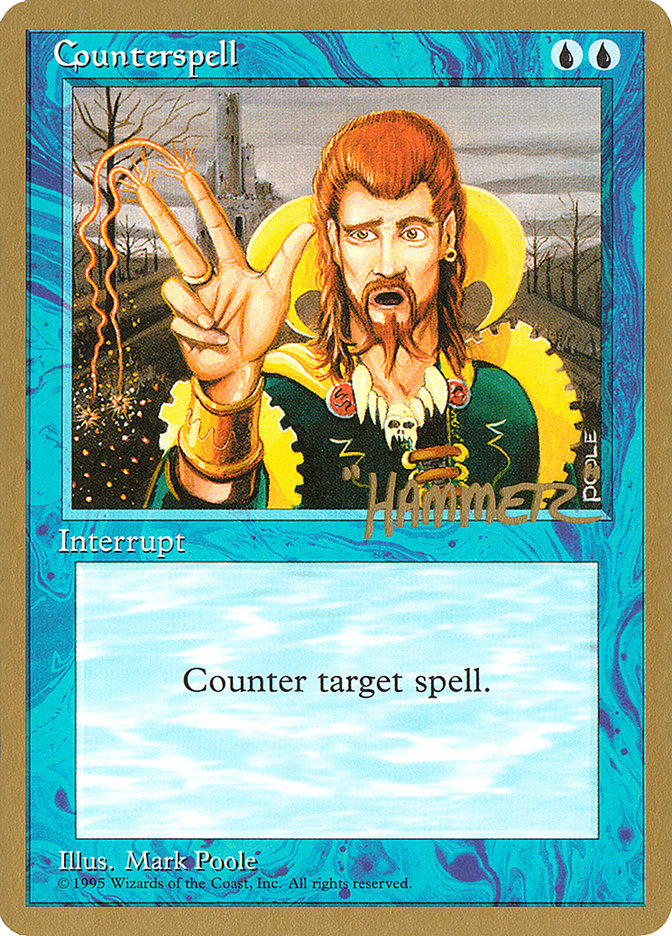 Counterspell (Shawn "Hammer" Regnier) [Pro Tour Collector Set] | Rock City Comics