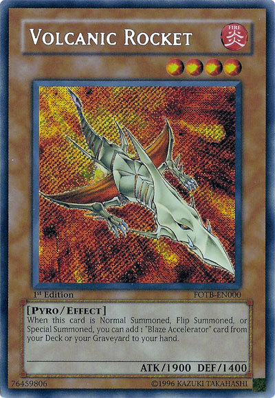 Volcanic Rocket [FOTB-EN000] Secret Rare | Rock City Comics