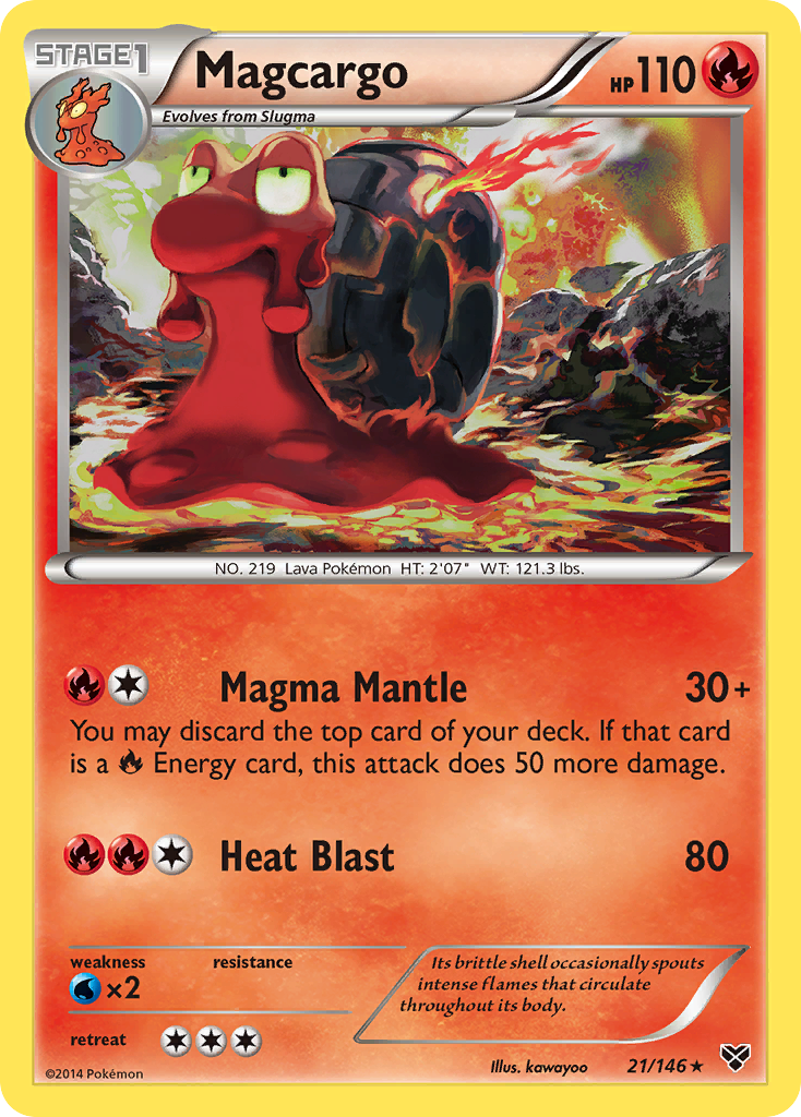 Magcargo (21/146) [XY: Base Set] | Rock City Comics