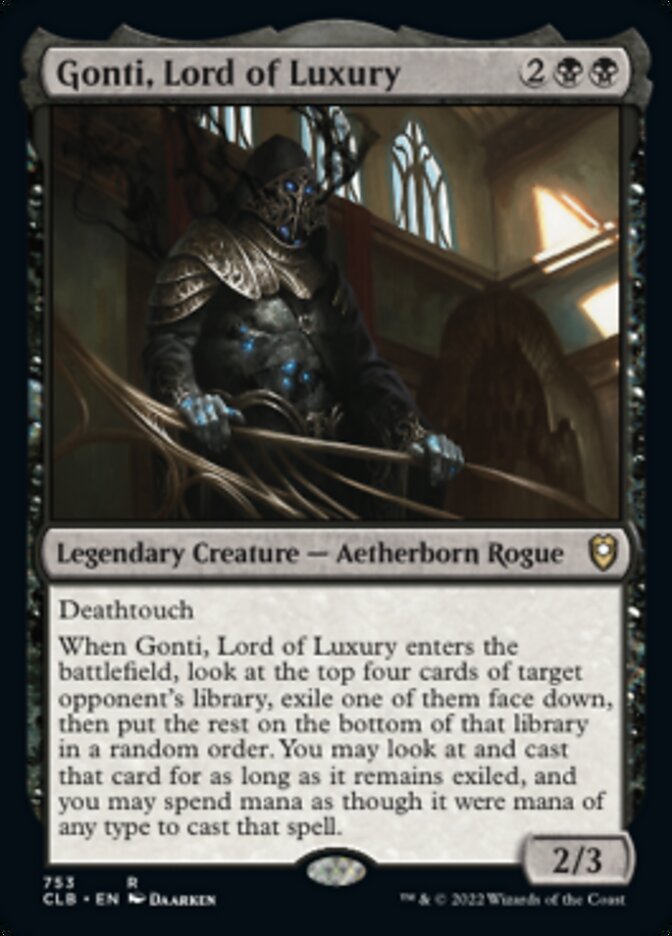 Gonti, Lord of Luxury [Commander Legends: Battle for Baldur's Gate] | Rock City Comics