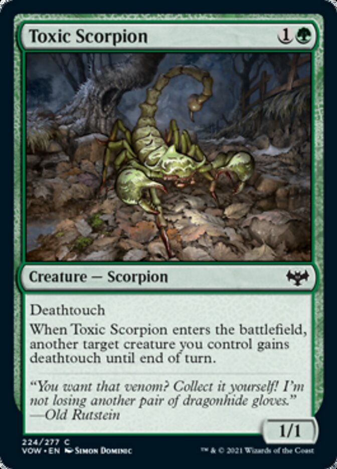 Toxic Scorpion [Innistrad: Crimson Vow] | Rock City Comics