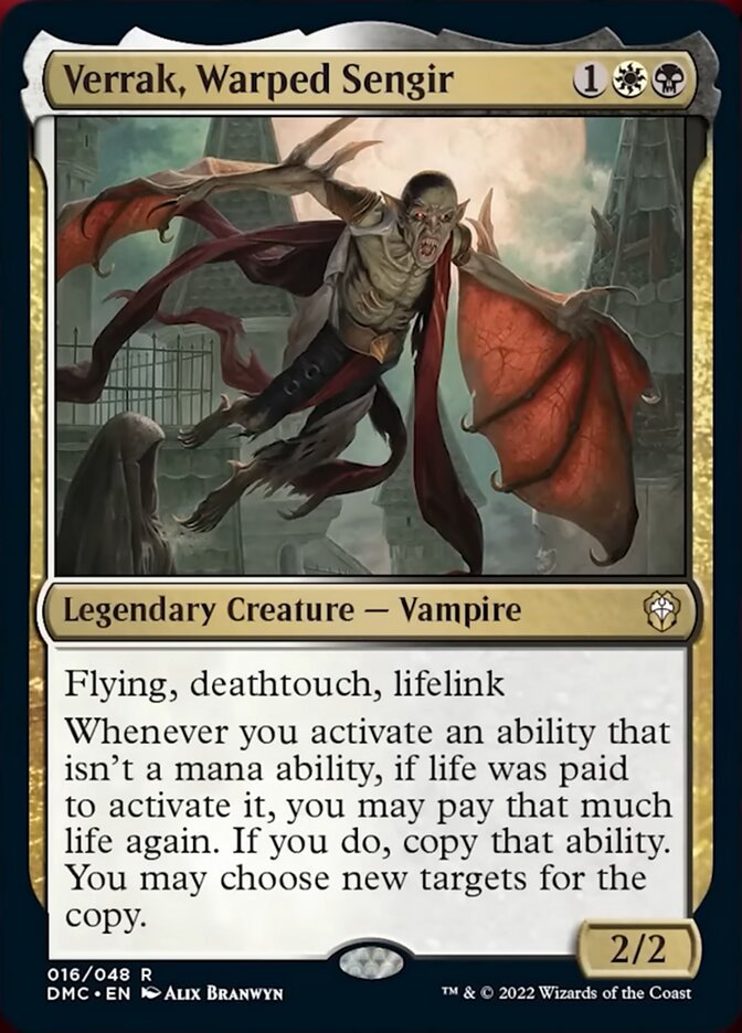 Verrak, Warped Sengir [Dominaria United Commander] | Rock City Comics