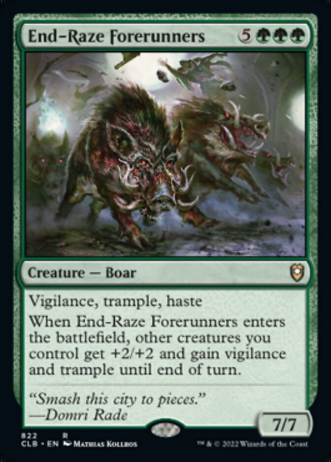 End-Raze Forerunners [Commander Legends: Battle for Baldur's Gate] | Rock City Comics