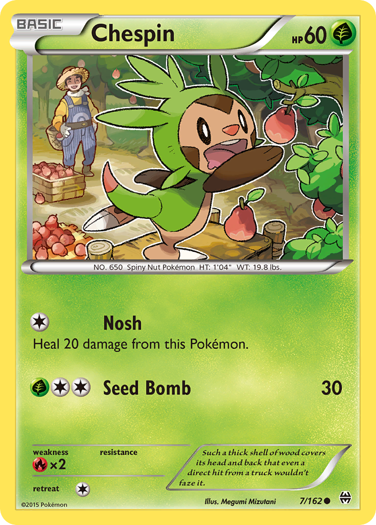 Chespin (7/162) [XY: BREAKthrough] | Rock City Comics