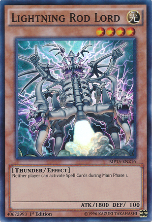 Lightning Rod Lord [MP15-EN216] Super Rare | Rock City Comics