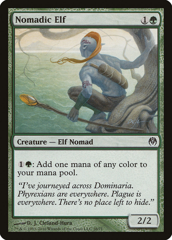 Nomadic Elf [Duel Decks: Phyrexia vs. the Coalition] | Rock City Comics