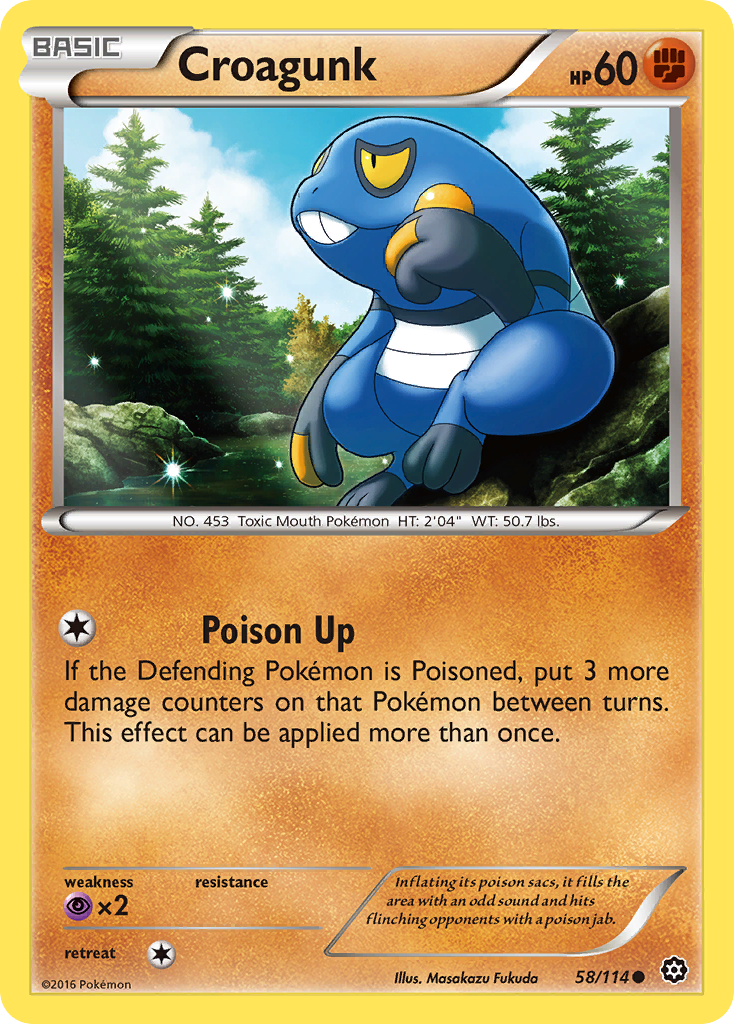 Croagunk (58/114) [XY: Steam Siege] | Rock City Comics