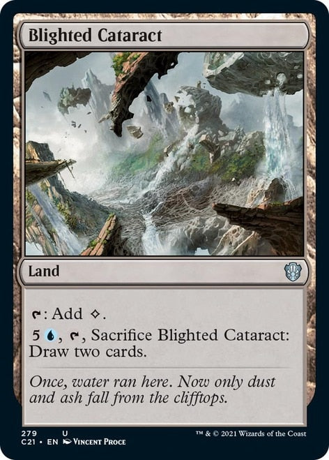Blighted Cataract [Commander 2021] | Rock City Comics