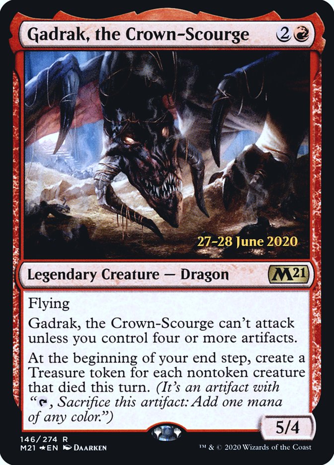 Gadrak, the Crown-Scourge  [Core Set 2021 Prerelease Promos] | Rock City Comics