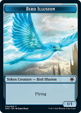 Bird Illusion // Demon Double-Sided Token [Game Night: Free-for-All Tokens] | Rock City Comics