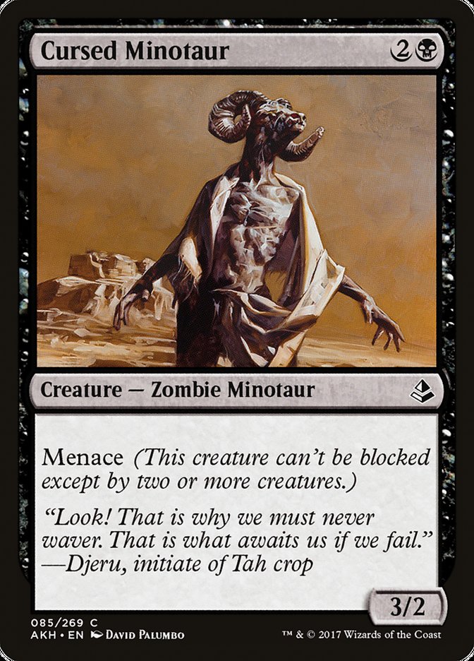 Cursed Minotaur [Amonkhet] | Rock City Comics