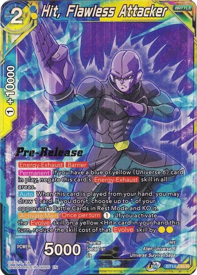 Hit, Flawless Attacker (BT14-146) [Cross Spirits Prerelease Promos] | Rock City Comics