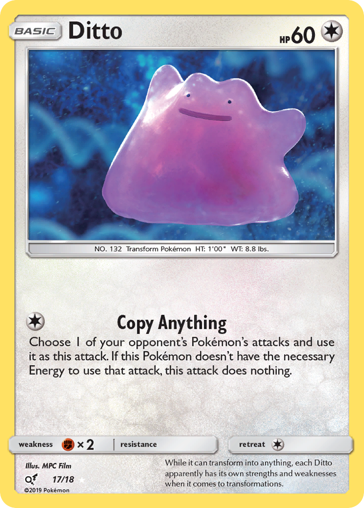 Ditto (17/18) [Sun & Moon: Detective Pikachu] | Rock City Comics