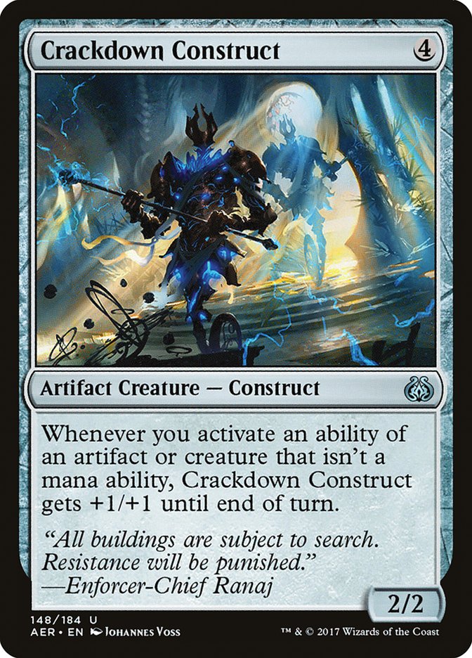 Crackdown Construct [Aether Revolt] | Rock City Comics