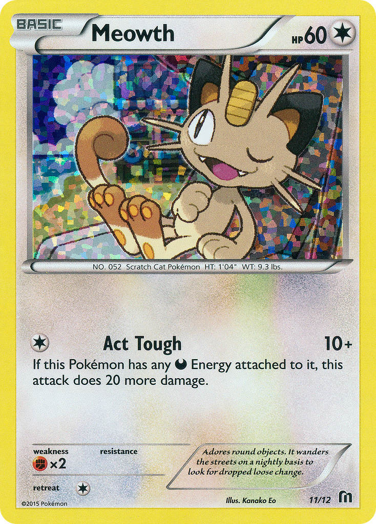 Meowth (11/12) [McDonald's Promos: 2016 Collection] | Rock City Comics