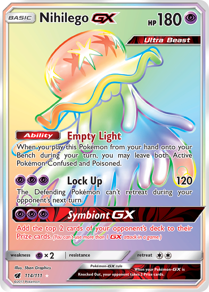 Nihilego GX (114/111) [Sun & Moon: Crimson Invasion] | Rock City Comics