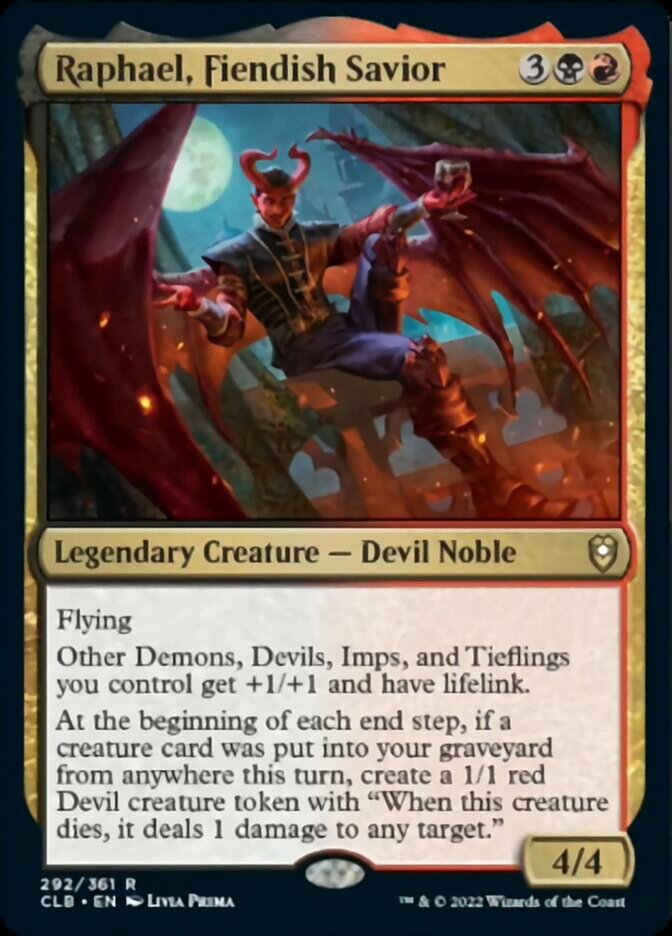 Raphael, Fiendish Savior [Commander Legends: Battle for Baldur's Gate] | Rock City Comics