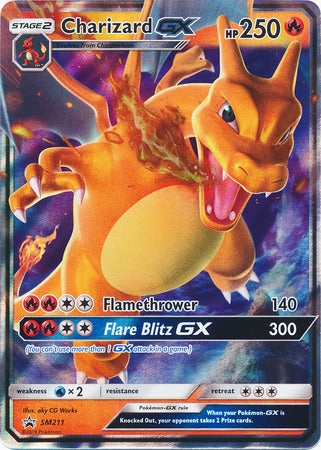 Charizard GX (SM211) (Jumbo Card) [Sun & Moon: Black Star Promos] | Rock City Comics