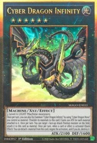 Cyber Dragon Infinity (Alternate Art) [MAGO-EN033] Gold Rare | Rock City Comics