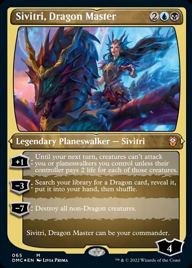 Sivitri, Dragon Master (Foil Etched) [Dominaria United Commander] | Rock City Comics