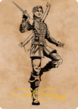 Astarion, the Decadent Art Card (Gold-Stamped Signature) [Commander Legends: Battle for Baldur's Gate Art Series] | Rock City Comics