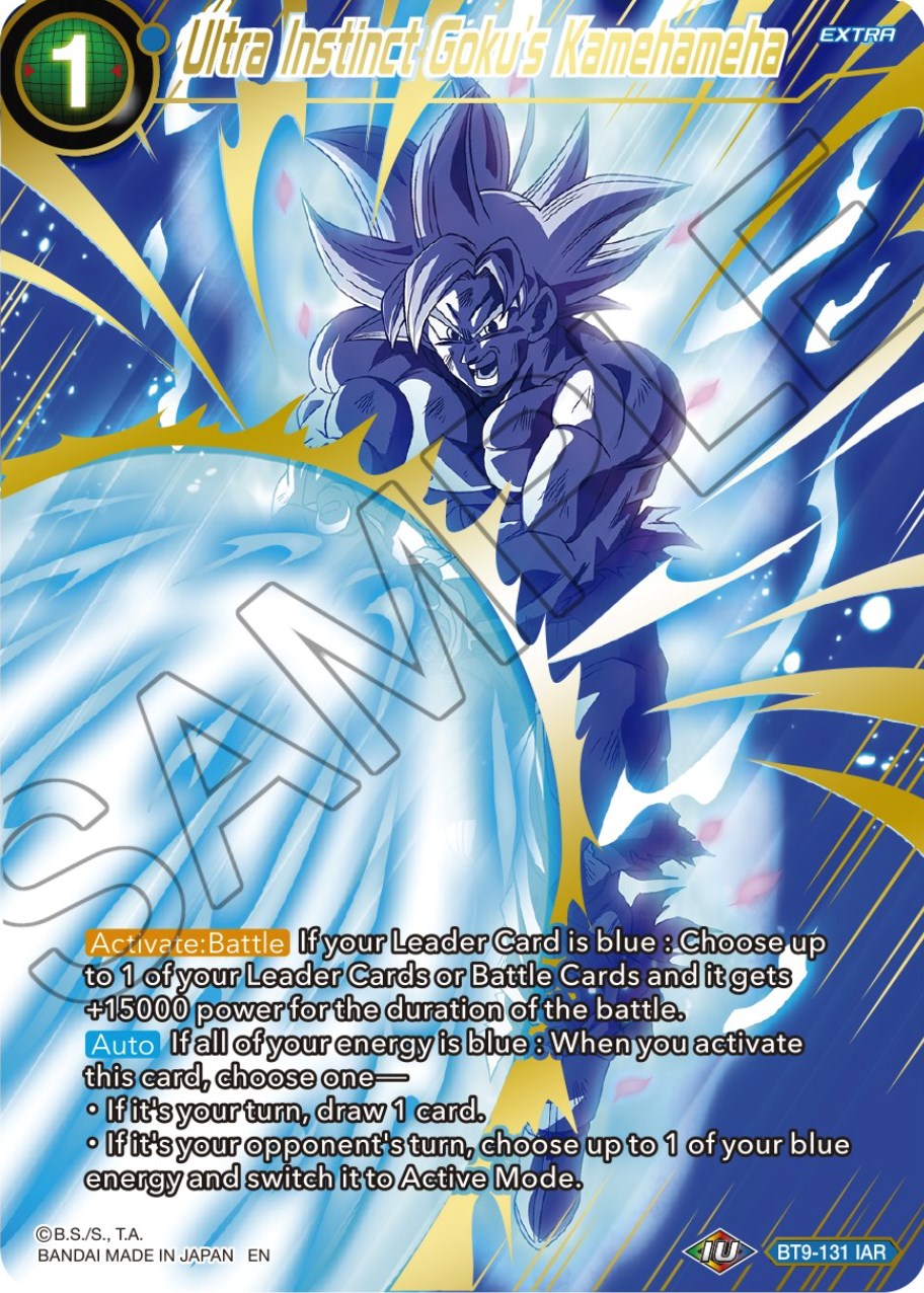 Ultra Instinct Goku's Kamehameha (BT9-131) [Theme Selection: History of Son Goku] | Rock City Comics