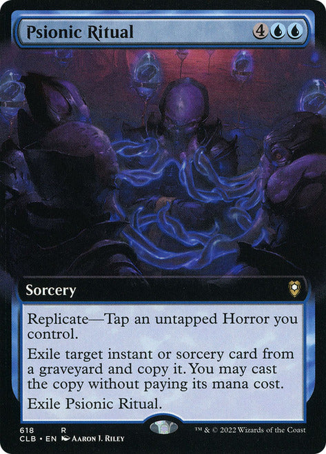 Psionic Ritual (Extended Art) [Commander Legends: Battle for Baldur's Gate] | Rock City Comics
