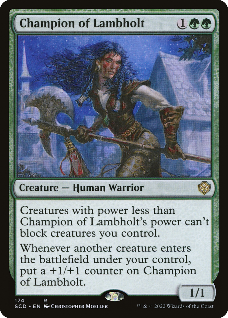 Champion of Lambholt [Starter Commander Decks] | Rock City Comics