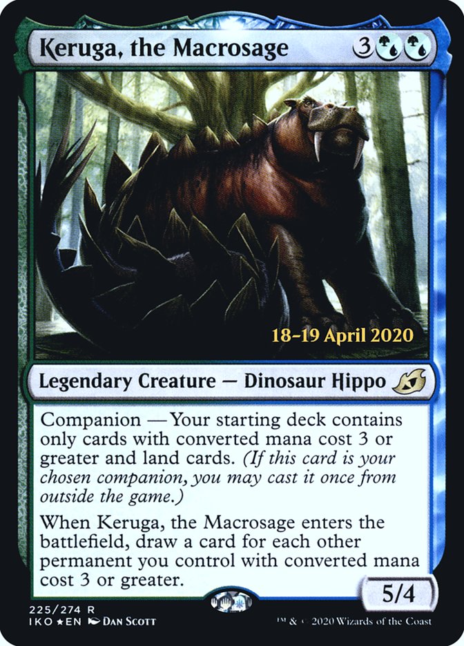 Keruga, the Macrosage  [Ikoria: Lair of Behemoths Prerelease Promos] | Rock City Comics