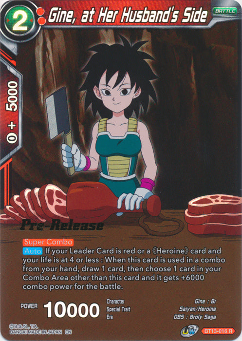 Gine, at Her Husband's Side (BT13-016) [Supreme Rivalry Prerelease Promos] | Rock City Comics