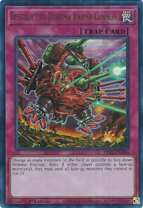 Destructive Daruma Karma Cannon [DABL-EN084] Ultra Rare | Rock City Comics